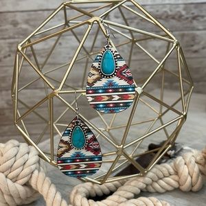 Navaho country style earrings